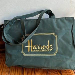 Harrods Tote - Hunter Green